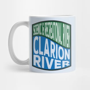 Clarion River Scenic and Recreational River wave Mug